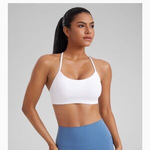 CRZ YOGA White Sports Bra